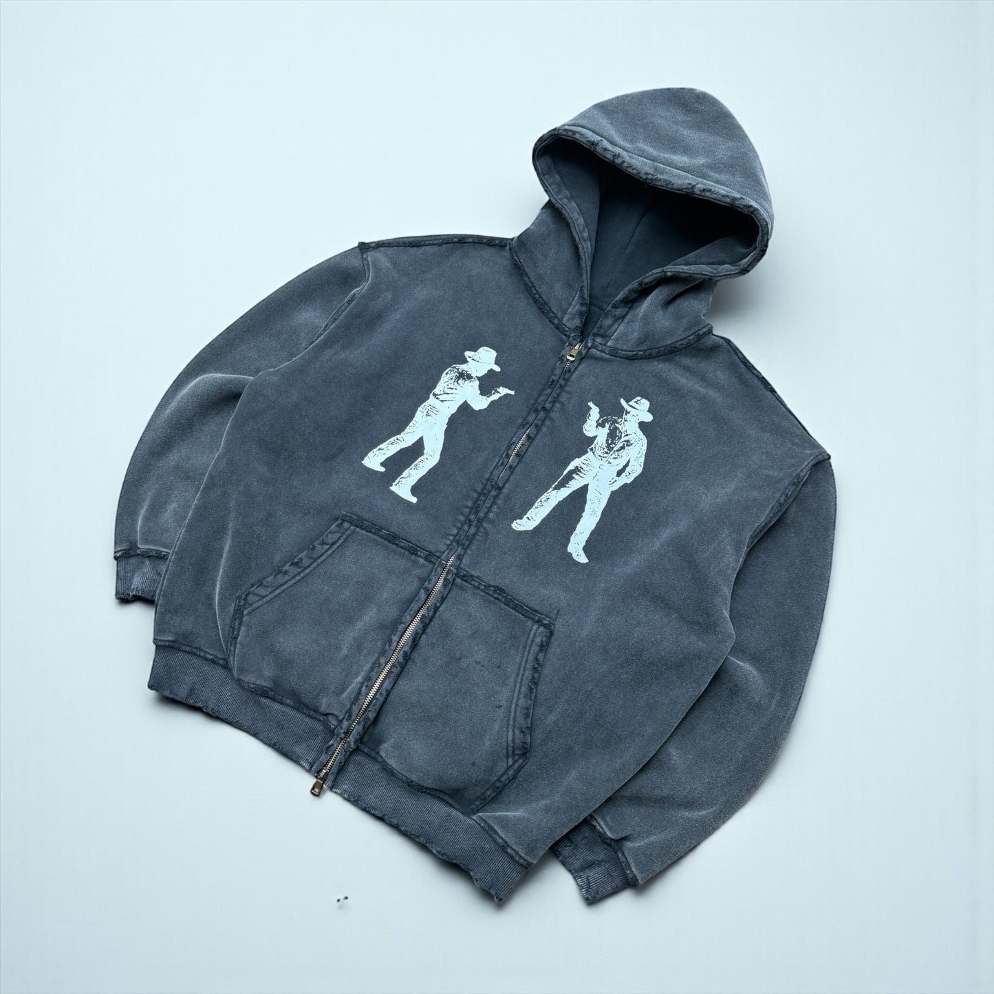 "Standoff" Worn out Hoodie