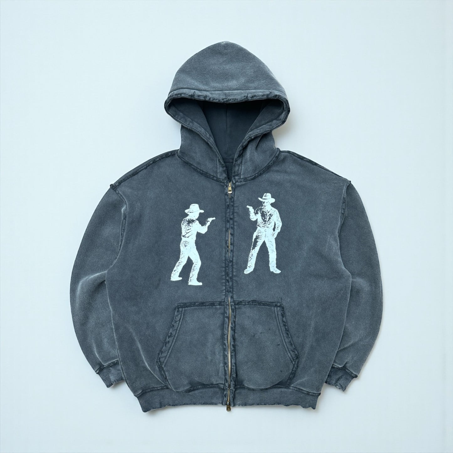 "Standoff" Worn out Hoodie